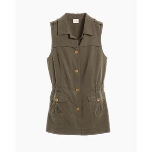 Nwt CHICO’s Feminine Utility Vest Jacket